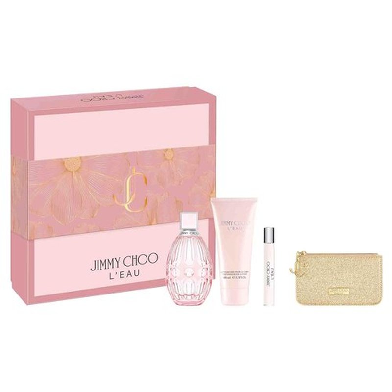 Jimmy Choo L'Eau Valentine's Day Gift Set - 4 Piece Fragrance Collection for Her