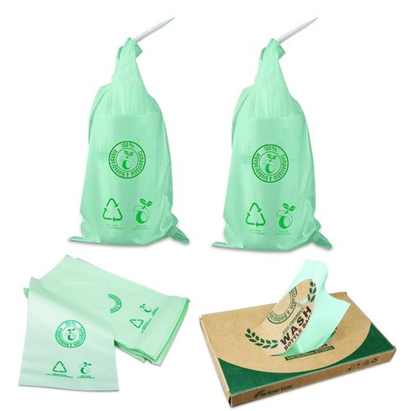Tattoo Wash Bottle Bags,Disposable Tattoo Bottle Covers 100PCS ECO-Friendly Tattoo Bottle Cleaning Bags Squeeze Bottle Bag Sleeves Dental Bottle Bag Covers for Tattoo Supplies Accessories