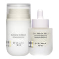 Beekman 1802 Hydrating Duo: Bloom Cream Daily Face Moisturizer & Oh! Mega Milky Oil | 1.69 oz + 1 fl oz