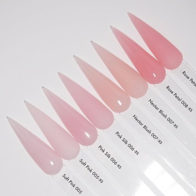 MakarttPro Acrylic Powder Set - 4 Cool Tone Colors 0.5oz for Nail Extension & Sculpting | Professional Pink Essentials