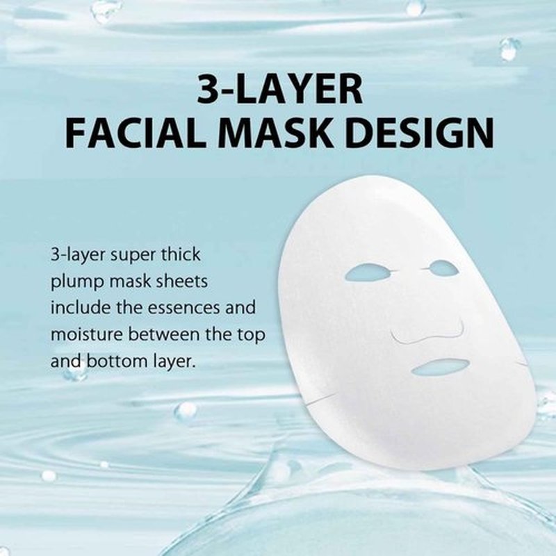 Lululun 5 Pack Japanese Soothing Sheet Mask, Facemask Skincare For Sensitive Skin With Lavender & Wild Thyme, Hydrating Face Masks, Organic Face Mask & Sheet Mask in Japan, ONE NIGHT - Pink Moist