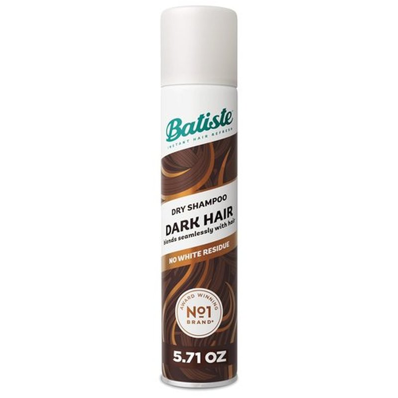 Batiste Dry Shampoo Dark - Refreshing Formula for Dark Hair | 162g/5.71 oz.
