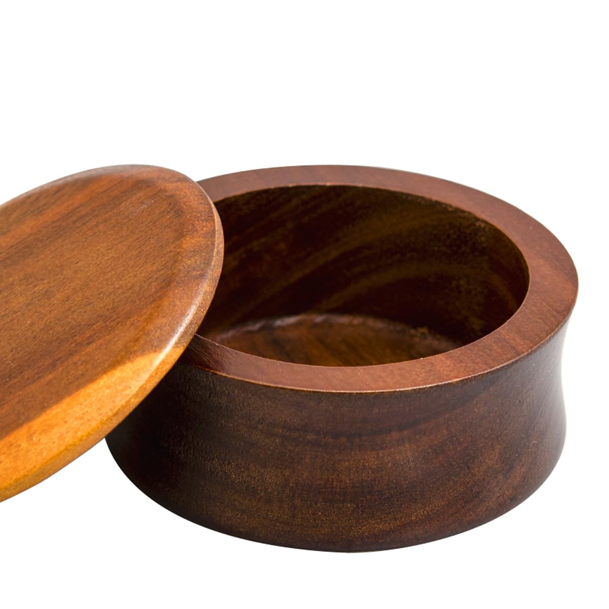 Danweix Wooden Shaving Bowl, Shaving Soap & Cream Bowl for Men Classic Style Easy to Lather Fits Wet Shaving (4#)