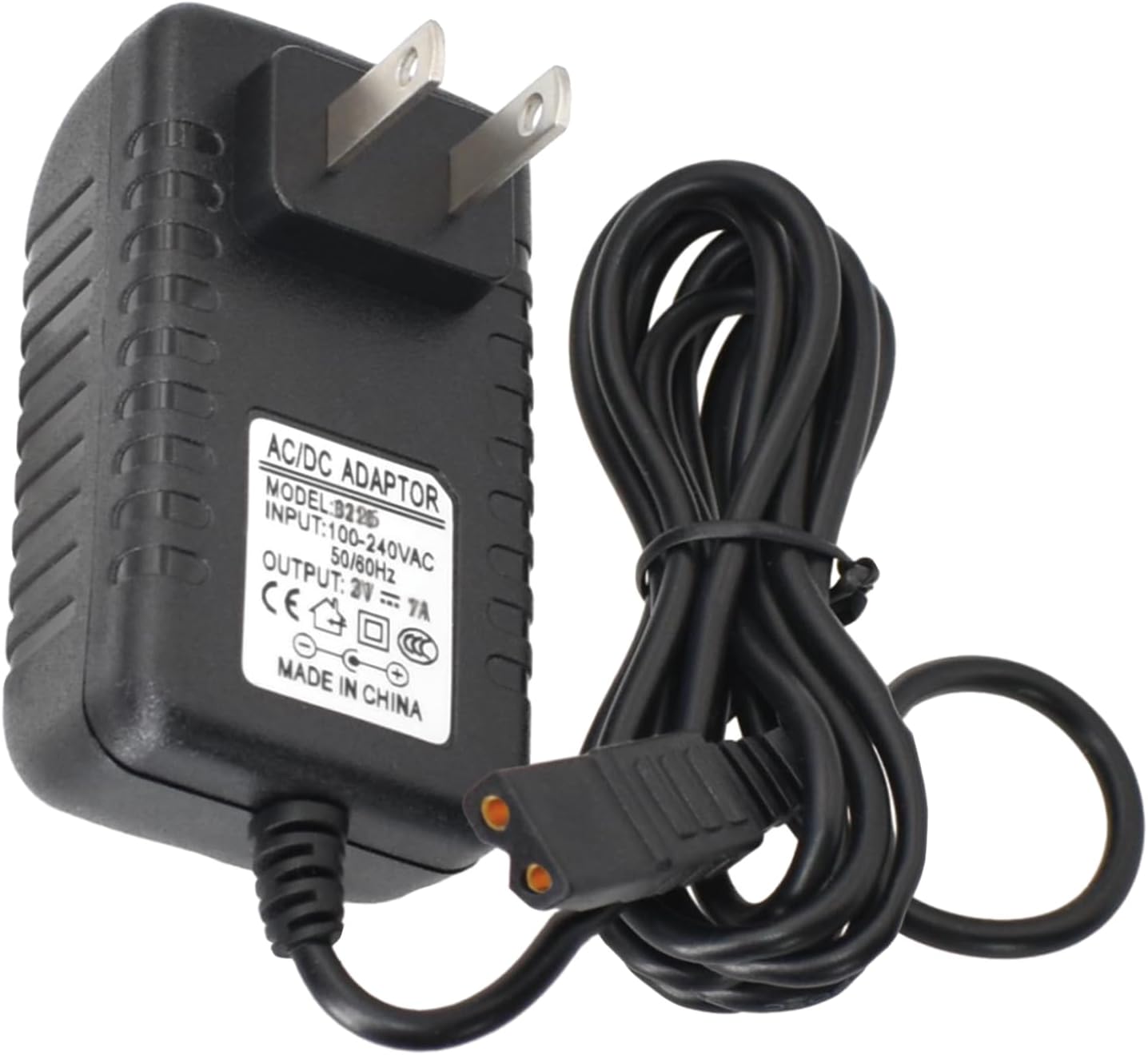 Wahl Charger Replacement - 2V Power Cord for Wahl Shaver & Trimmer Models 8061, 8163, 8786 & More