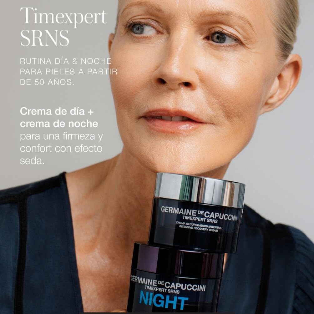 Germaine de Capuccini - Timexpert SRNS Repair Night Progress Serum - Advanced Anti-Aging Booster with Innovative Active Ingredients - Hyaluronic Acid + Vitamin C - Power of Absorption - 1.7 oz