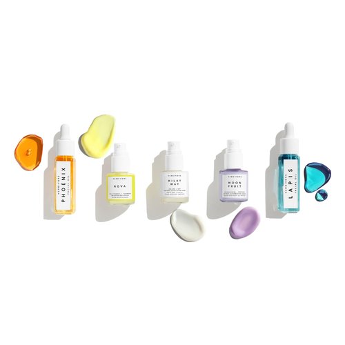HERBIVORE Rainbow Minis Set - (Serums + Oils Best Sellers Collection), Plant-based, Vegan, Cruelty-free