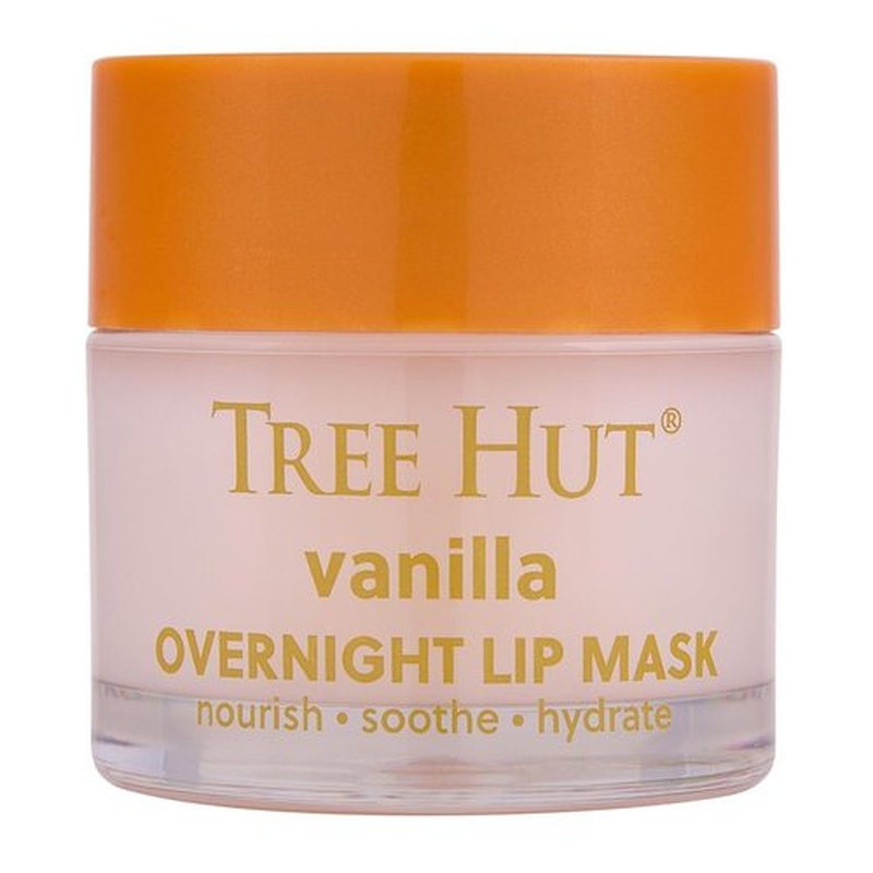 Tree Hut Vanilla Lip Mask - Deeply Hydrating Overnight Treatment for Soft Lips | 6 oz