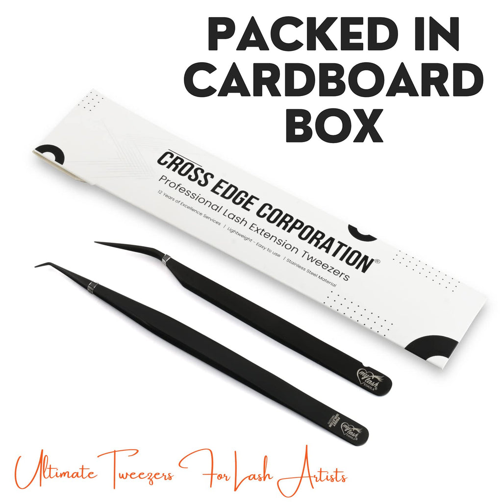 My Lash Tools New Isolation Lash Tweezers For Eyelash Extensions Best for Individual Isolation & Classic Lashes Japanese Stainless Steel Lightweight Precision Lashing Twisers (Black)