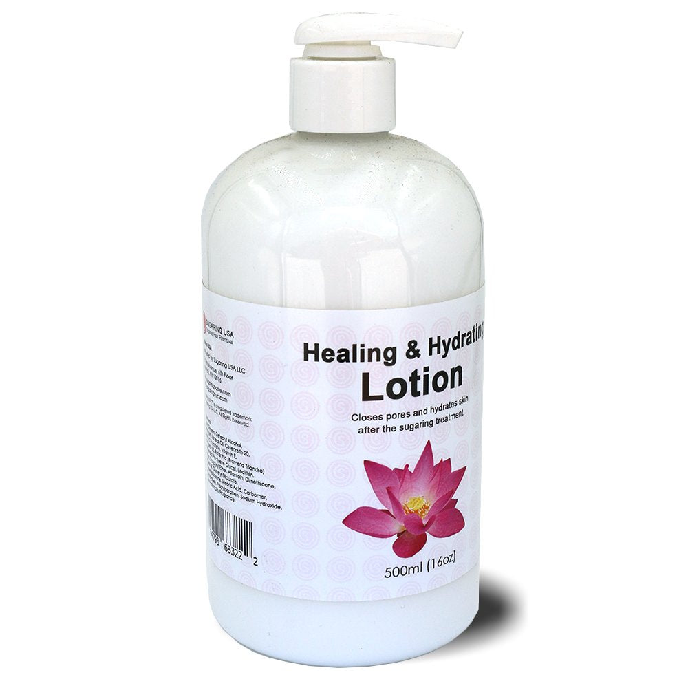 Medium Sugaring Paste for Legs, Arms, Armpits, Back, Legs & Healing Moisturizing Lotion
