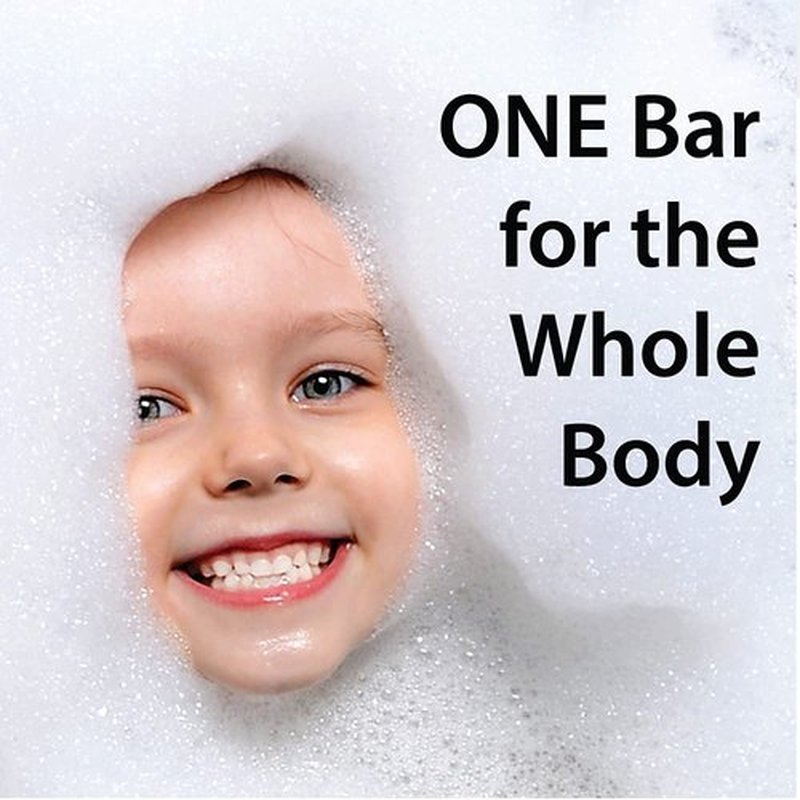 ONE Bar Healing Turmeric, Fragrance Free 3.5 oz 3 Pack - Shave, Shower, Shampoo, face, beard, body, hair/scalp, SuperFAT “oil” Infused: Avocado, Mango, Olive, Coconut, Argan, Nourishing Oil.