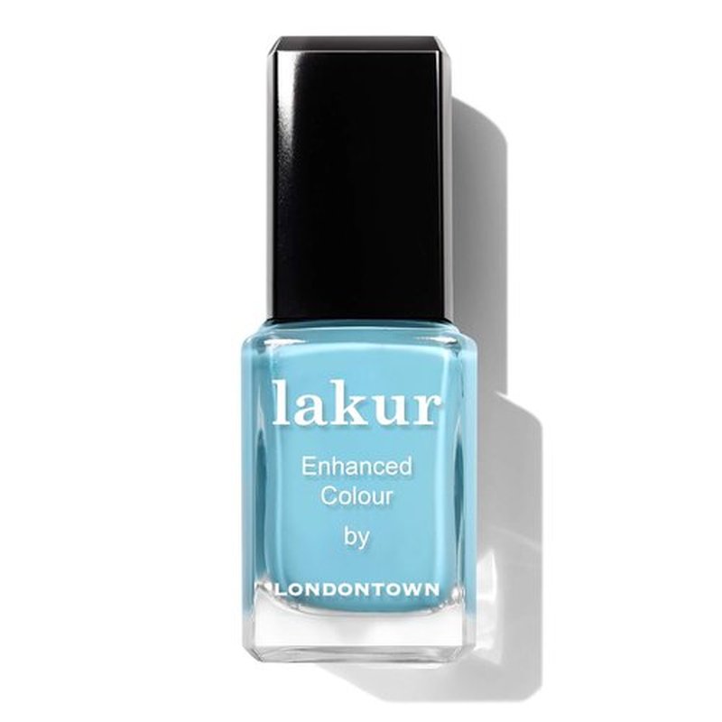 LONDONTOWN Lakur Nail Polish - Blue, Long-Lasting & Chip-Resistant | 0.4 Fl Oz Non-Toxic Vegan Formula