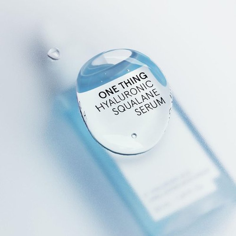 ONE THING Hyaluronic Squalane Serum (1.69 fl.oz / 50ml), Korean Skincare, Hyaluronic Acid, Moisturizing, Oil-moisture Balance, Moisture Inner Dry