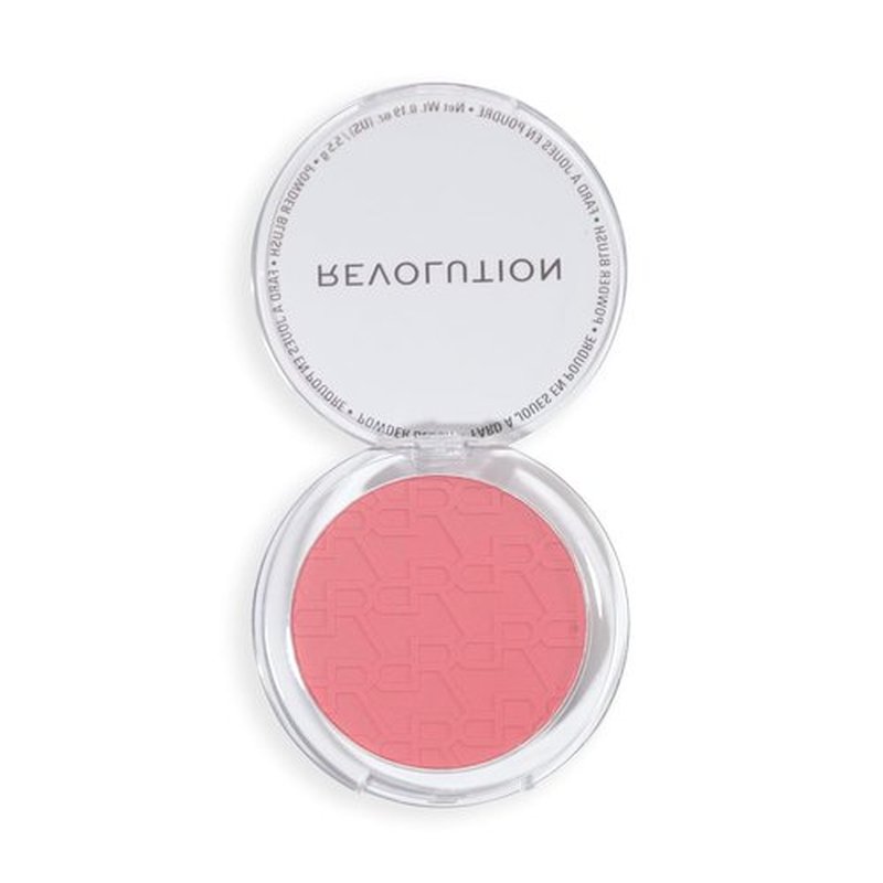 Revolution Blusher Reloaded - Talc-Free Matte Powder Blush for Cheeks | Rich Pigment, Vegan, Ballerina
