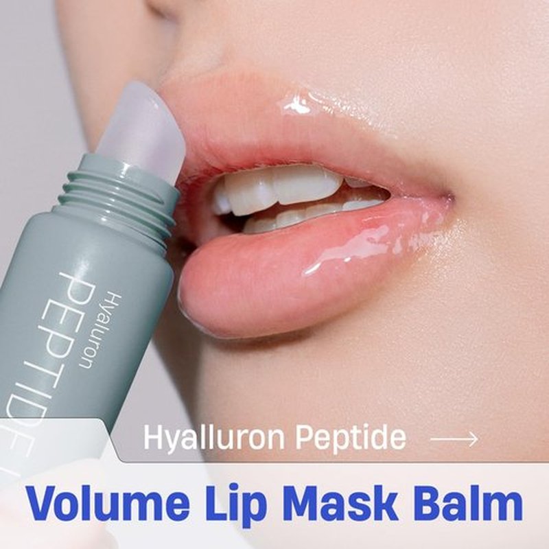 DERMATORY Hyalluron Peptide Lip Mask Balm - Hydrating & Moisturizing Treatment for Day & Night (10ml)