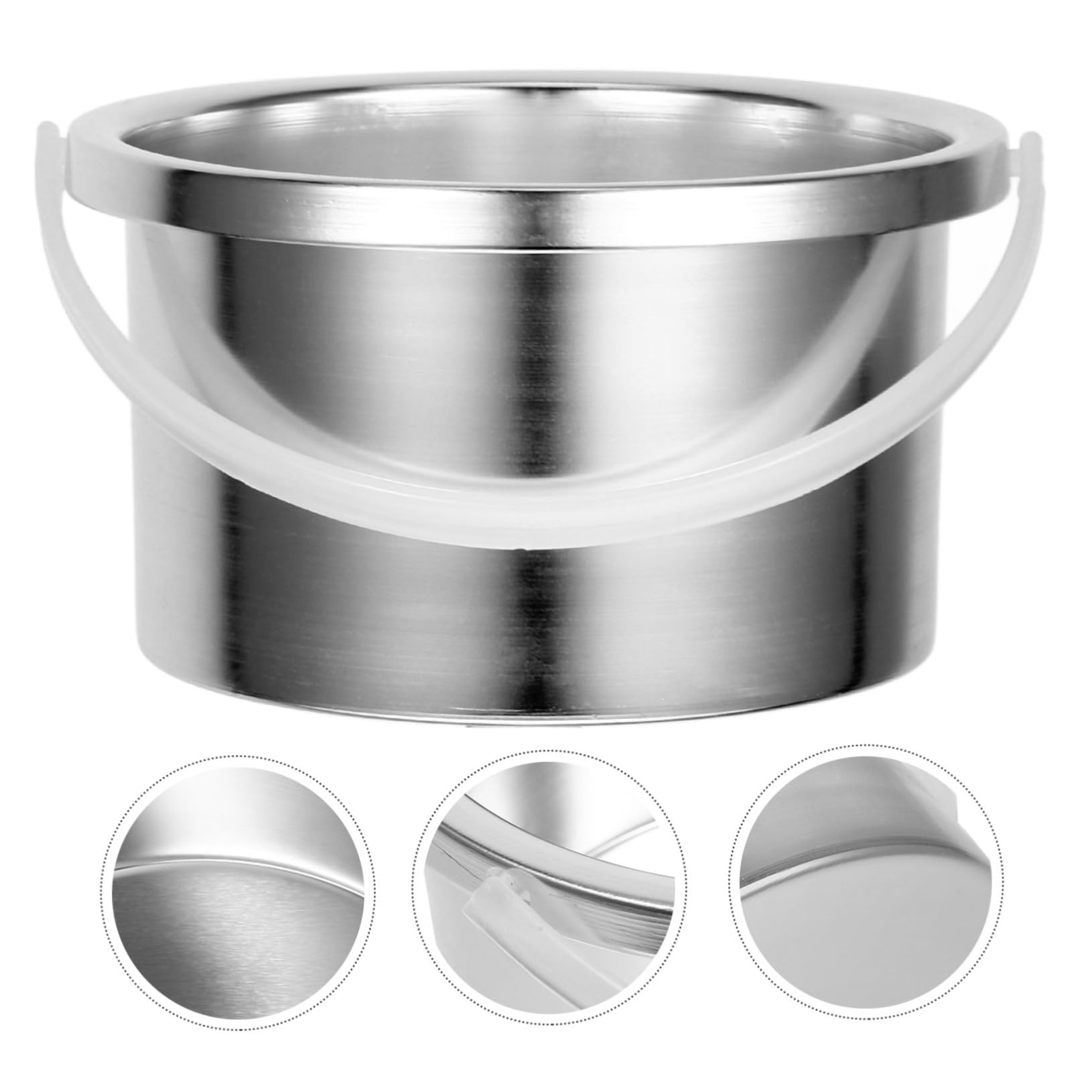 BATHVEVE Wax Melting Pot Replacement Aluminum Inner Pot for Hair Removal Small Size Easy to Wax Machines