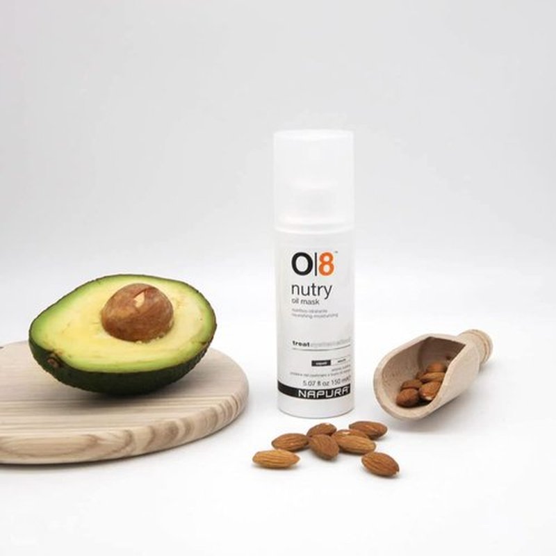 NAPURA O8 Intense Moisture Hair Oil Treatment Mask - Nourishes & Restores Dry, Damaged Hair (5.07 fl oz)