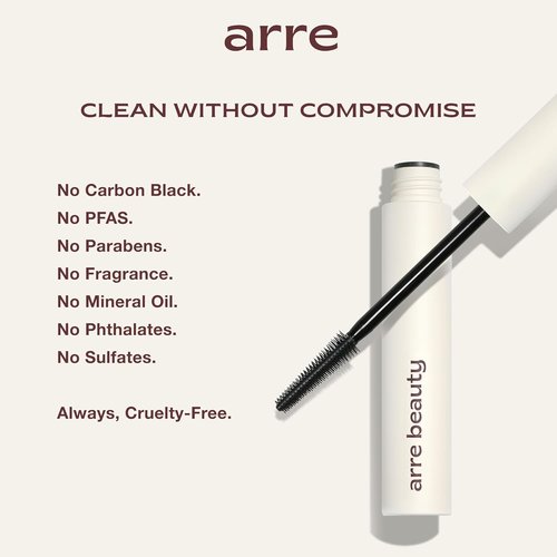 Ace High Tubing Mascara - Lengthening Formula with Peptide Infused Serum - Smudge-Proof, Sensitive Eye Safe, Glossy Jet Black