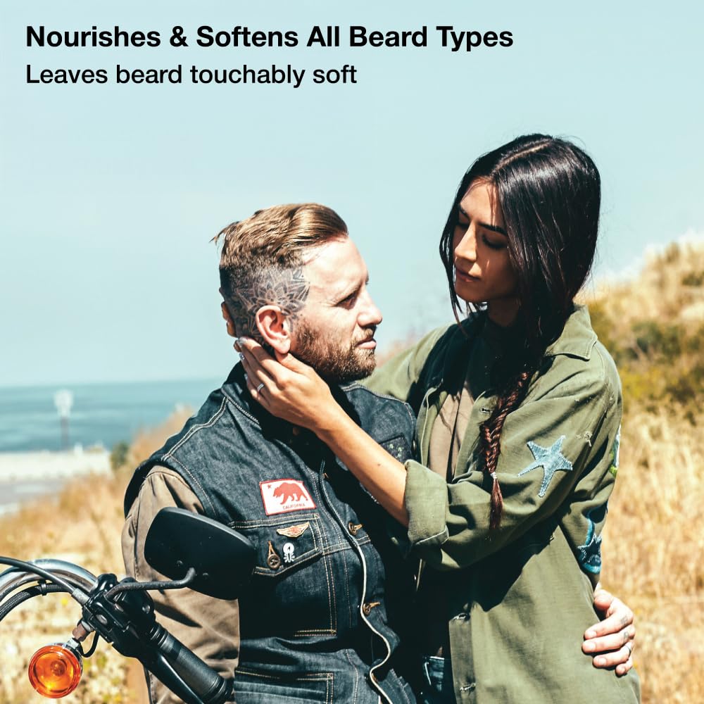 ZEUS Beard Wash Set for Men, Beard Shampoo & Conditioner (Sandalwood)