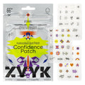 ZVYK Cute Pimple Patches for Face - Tattoo Style Hydrocolloid Acne Patches (Confidence Patch) with Star Designs (66 Cute Patches) - Vegan & Cruelty-Free