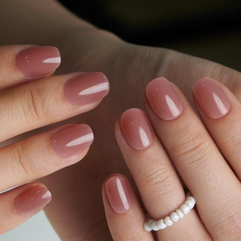 Curvlife Soft Gel Extra Short Press on Nails, 30Pcs Honey Peach Pink Oval Acrylic Fake Nails with Design Full Cover for Women Reusable Nail Kit with Nail Glue Adhesive Tabs