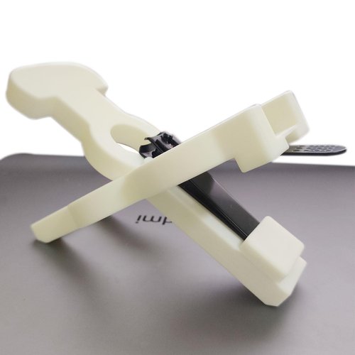 One-Handed Nail Clippers for Elderly or People with a Limb Difference or One-Sided Weakness, Such as Stroke Survivors to Cut Nails Independently (White)