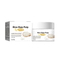 Rice Cream for Face,Rice Raw Pulp Face Cream for Moisturizing Skin,Lightweight & Non-Oily Skin Care for Dry, Sensitive & Dull Skin, Day &Night Use