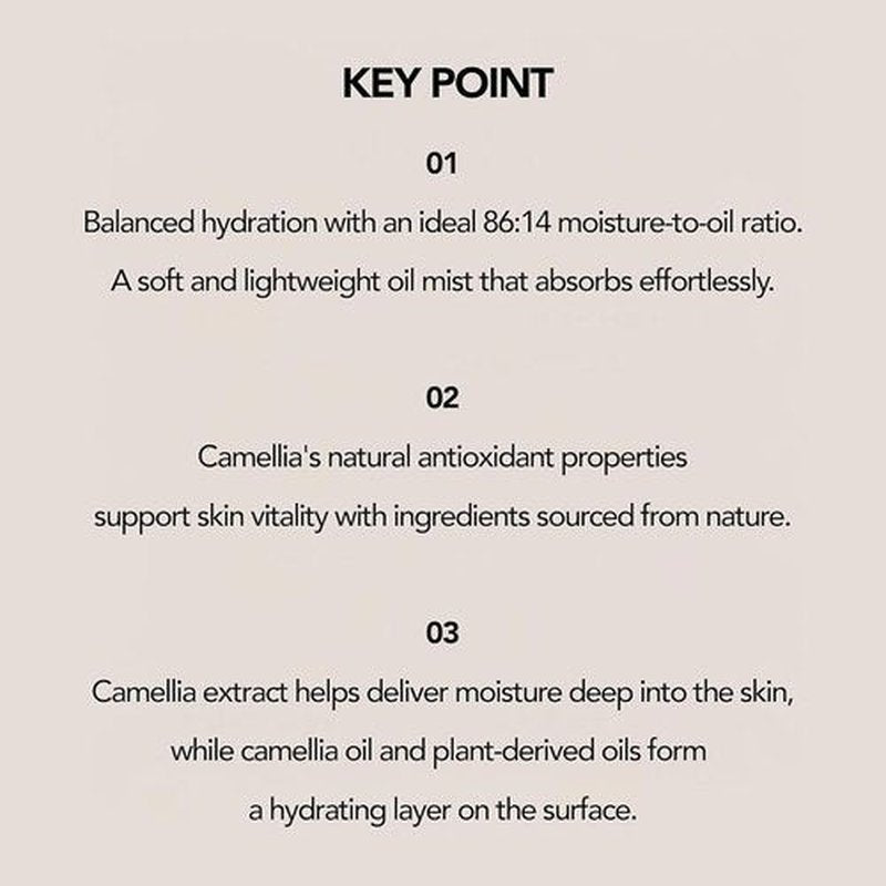 A'Prep Camellia Revitalizing Glow Essence - Hydrating Facial Spray Serum with Niacinamide & Hyaluronic Acid | 80ml Korean Face Mist