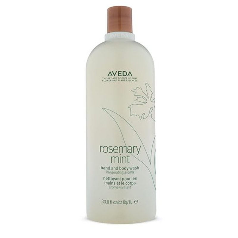 Aveda Rosemary Mint Hand & Body Wash - Invigorating Liquid Soap with Organic Peppermint & Rosemary Aroma