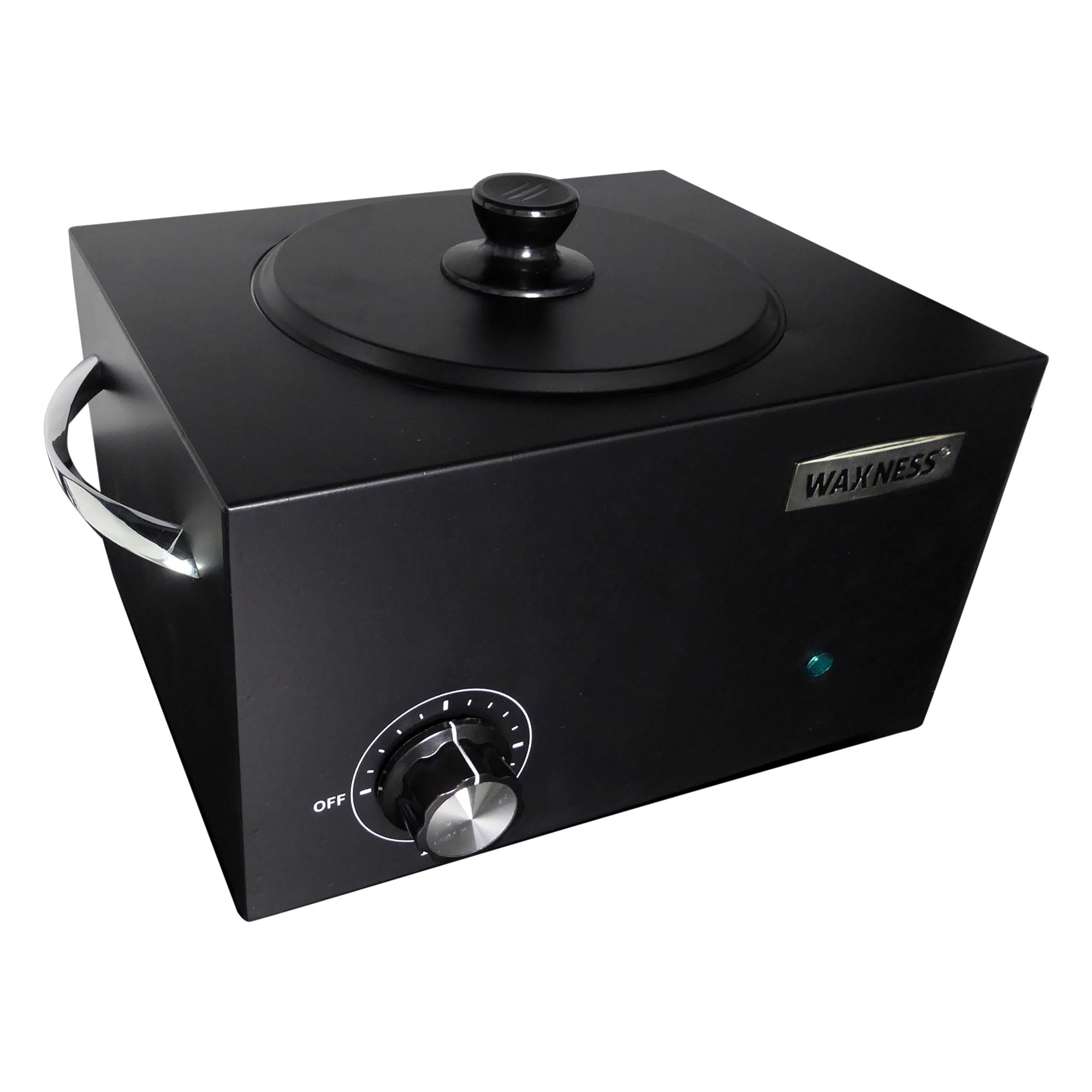 Waxness WN-6003 Elite-Series Large Professional Wax Heater Matte Black, 5.5 lb Capacity, Electronic Temperature Control, 300W, for Professional Use