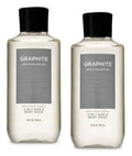 Bath and Body Works For Men 3-in-1 Hair, Face & Body Wash - Value Pack lot of 2 - Full Size (Graphite)