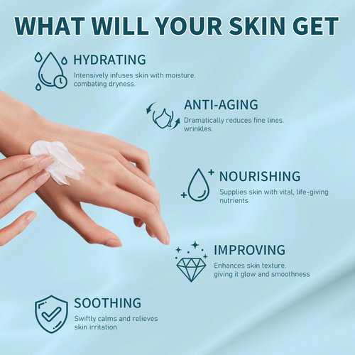 Collagen Retinol Cream for Face Unscented with Hyaluronic Acid Day & Night Moisturizer Face Cream Skin Tightening Cream for Face & Neck Cream Lifting & Recovery Rapid Wrinkles Repair 1.7 Oz