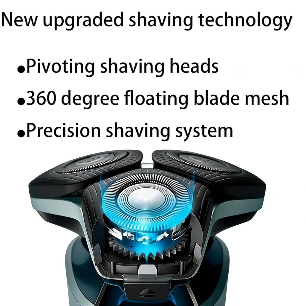 SH71 Replacement Rotary Head Fit for Philipss Norelcos Shaver Steel Precision Blades Compatible Series: S5000 Series (Angular Models) And S7000 Series: for Men Electric Shavers (Silver)