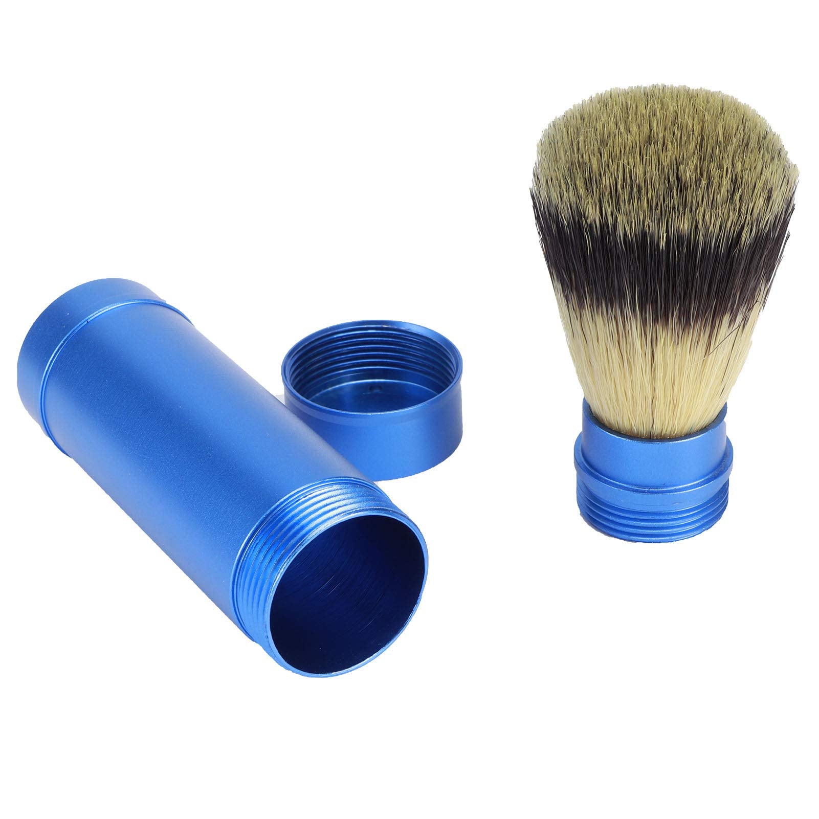Travel Shaving Brush- Soft Synthetic Luxury Shave Brush, Retractable Facial Cleaning Grooming Tool for Shaving Razor,Safety Razor, Double Edge Razor, Straight Razor