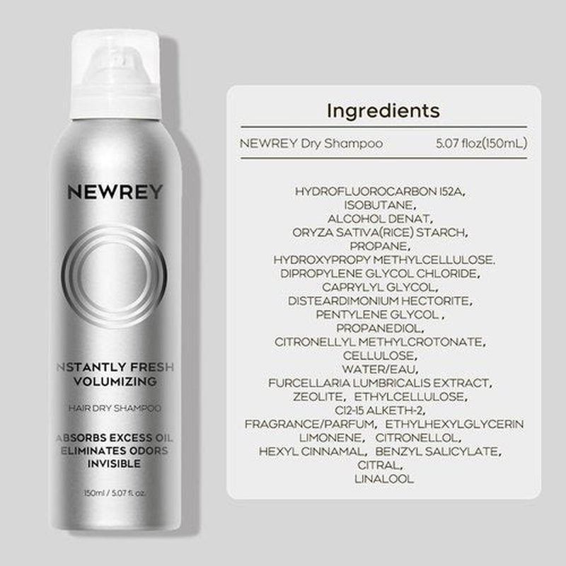 Dry Shampoo Spray by [Brand Name] - Residue-Free Volumizing Formula with Rice Starch - 5.07 oz