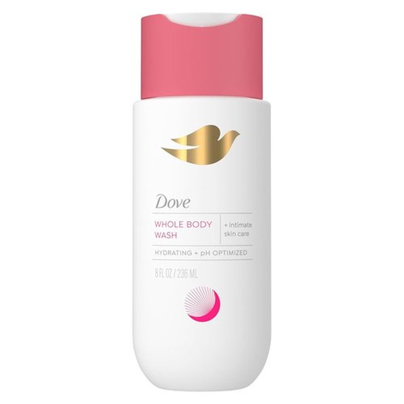 Dove Intimate Wash - Gynecologist-Tested Unscented Hydrating Formula for Sensitive Skin | 8 oz