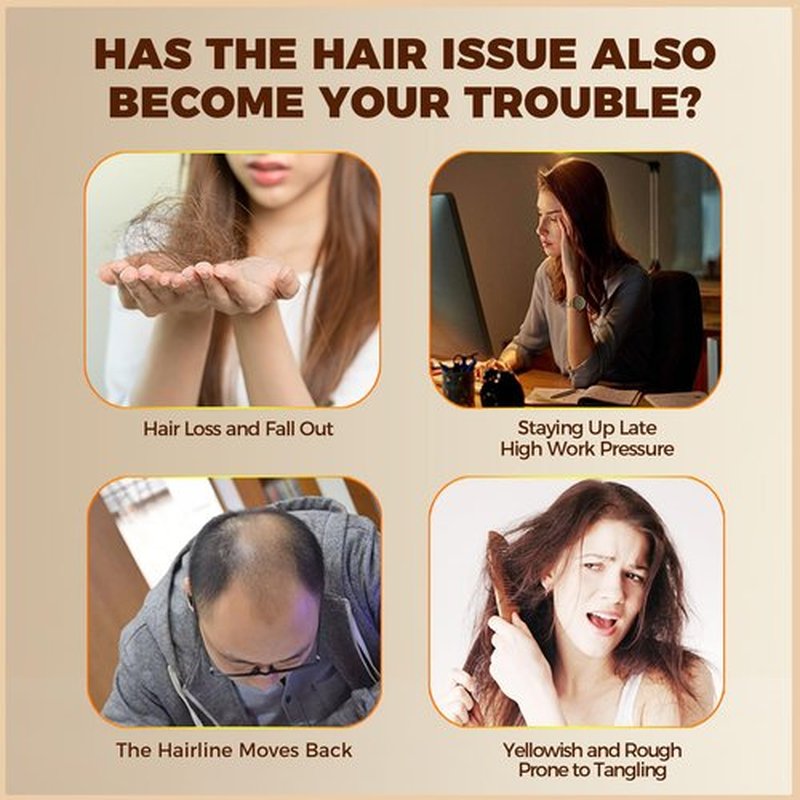 Laser Therapy Hair Growth Comb – FDA Cleared LLLT Device for Thinning Hair Regrowth, Vibrating Scalp Massager Promotes Fuller, Thicker Hair for Men & Women