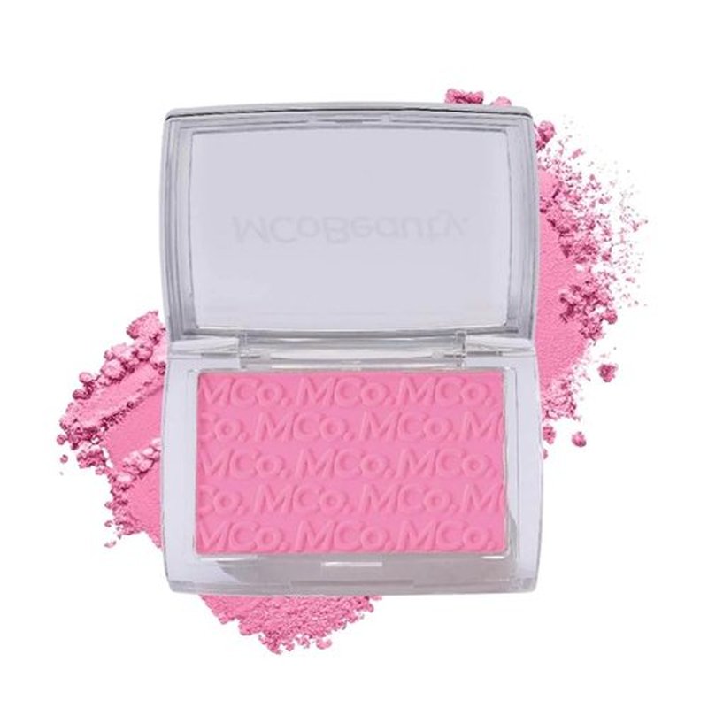 MCoBeauty Glow Up pH Powder Blush - Vivi Pink - Color Activated Soft Matte Blusher for Cheeks | Blendable, Long-Lasting Vegan Makeup
