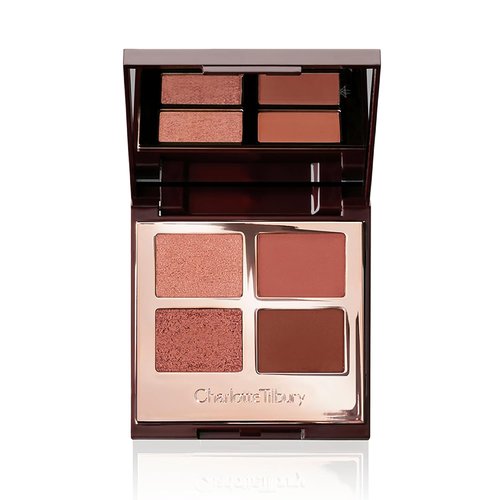 Charlotte Tilbury Luxury Palette Eyeshadow - Shimmer, Metallic & Satin Matte Quad with 4 Rich Shades