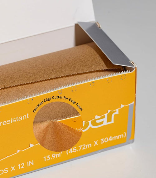 24/7 Bags Parchment Paper Roll - Non-Stick, Food Safe, 300 Sq Ft, 12" Wide | Ideal for Baking & Air Frying