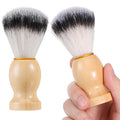 ABOOFAN 2 Pack Men S Shaving Brushes with Soft Synthetic Bristles and Bamboo Handles Wet Shave Tool for Beard Cleaning and Lathering Ideal for Salon Use and Gift Giving