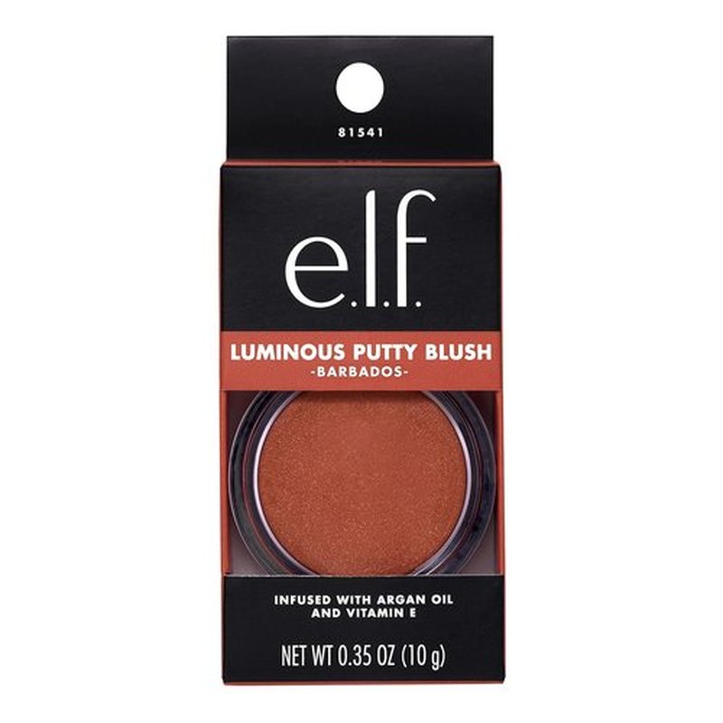 e.l.f. Luminous Putty Blush - Buildable Creamy Blush With Subtle Shimmer Finish | Vegan, Barbados