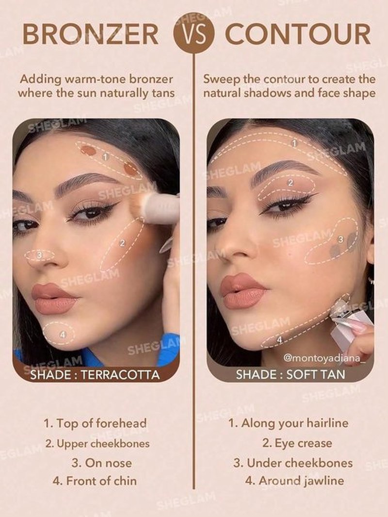 SheGlam Liquid Contour Stick - Long Lasting Cool Toned Cream Bronzer | 01 Soft Tan
