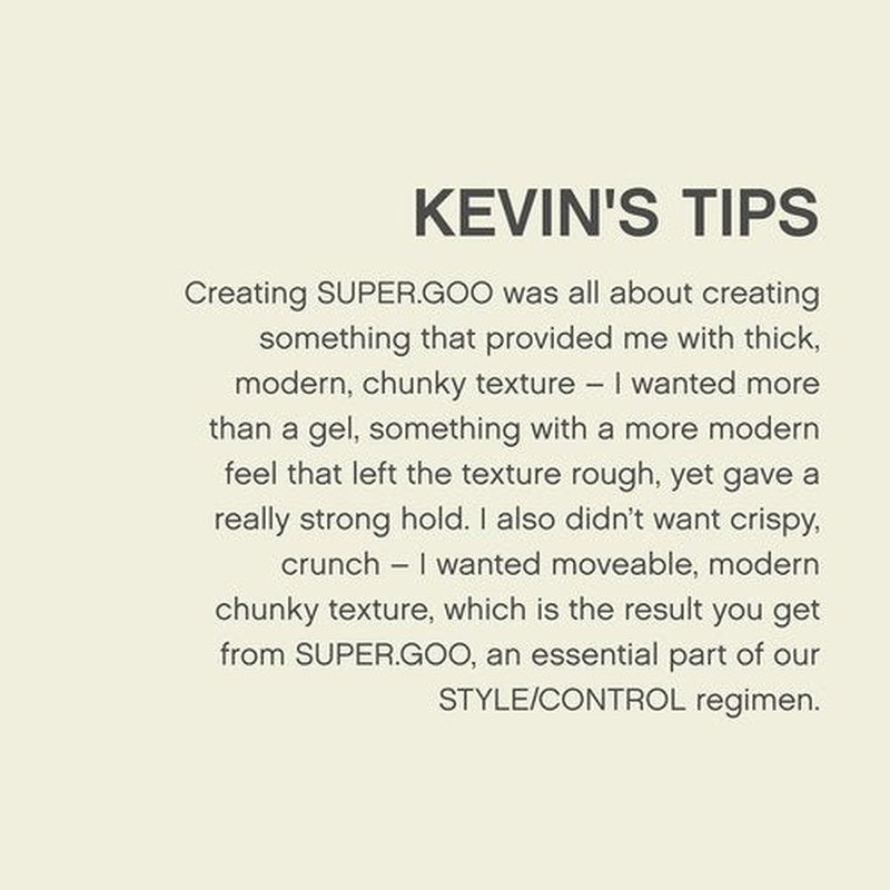 KEVIN.MURPHY SUPER.GOO - Sculpting Hair Gel for All Hair Types | Curl Enhancer & Firm Hold - 100g / 3.5oz