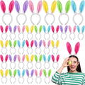 Yinder 48 Pcs Bunny Ears Headband Easter Rabbit Hair Hoop Cute Rabbit Ear Hairband for Birthday Party Favors Cosplay Supplies(Classic)