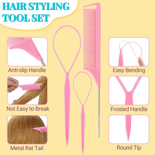 826PCS Elastic Hair Ties, IKOCO Hair Bands Colorful Hair Accessories for Girls with Hair Clips