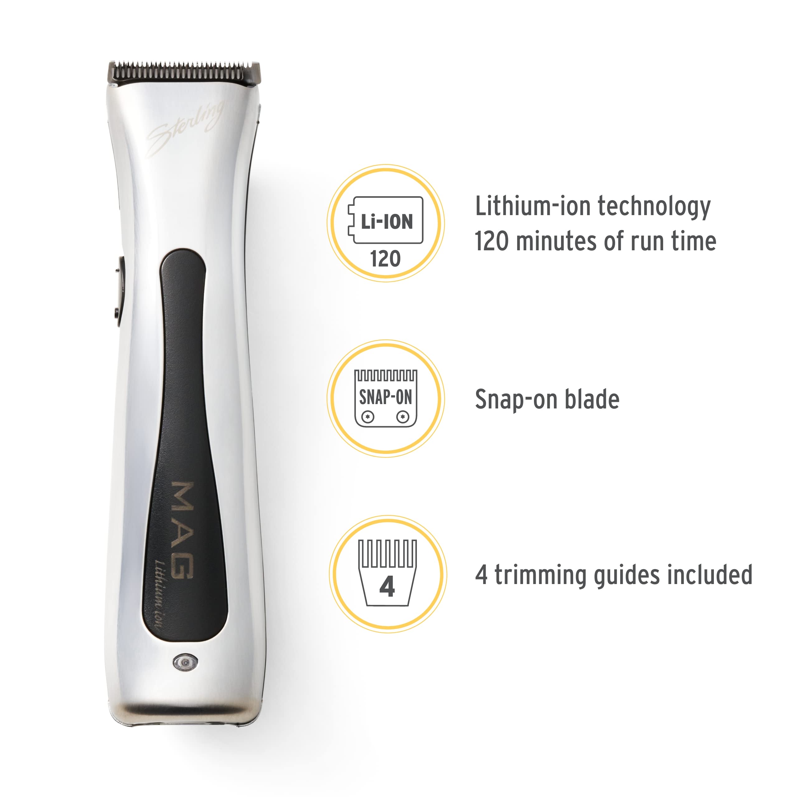 Wahl Professional - Sterling Big Mag Cordless Clipper and Sterling Mag Hair Trimmer Set - Salon-Quality Electric Hair Cutting Tools for Men and Women