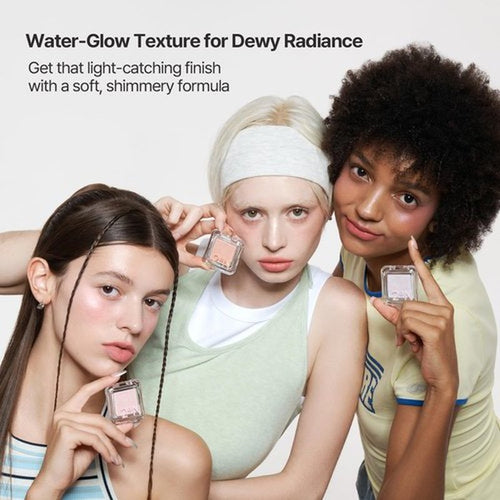 2aN Pure Glash Highlighter - Buildable Glass-Like Sheen Powder for Natural Glow | Lightweight Formula (Lemongrass, 0.8oz)