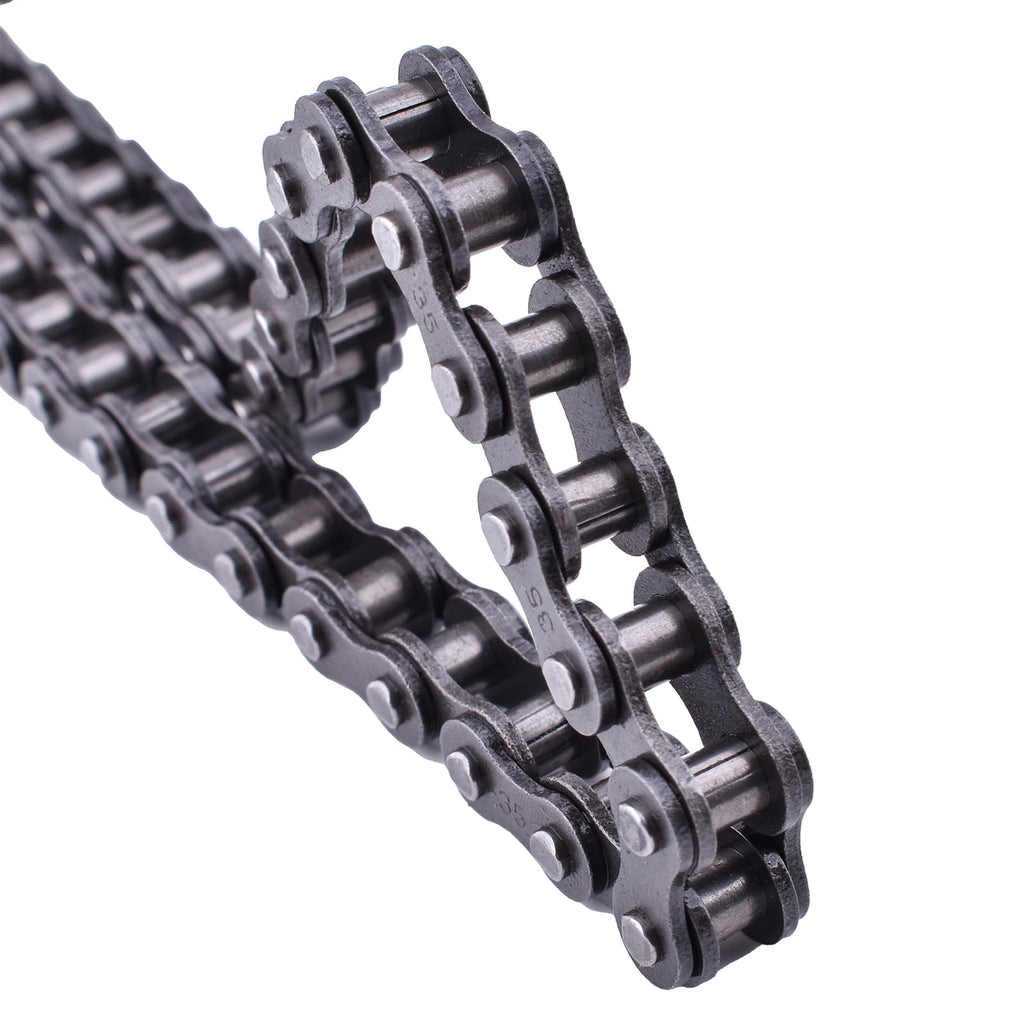 Doinal #35 Chain Sprocket 65 Teeth with Chain 108 Links, Flywheel Adapter