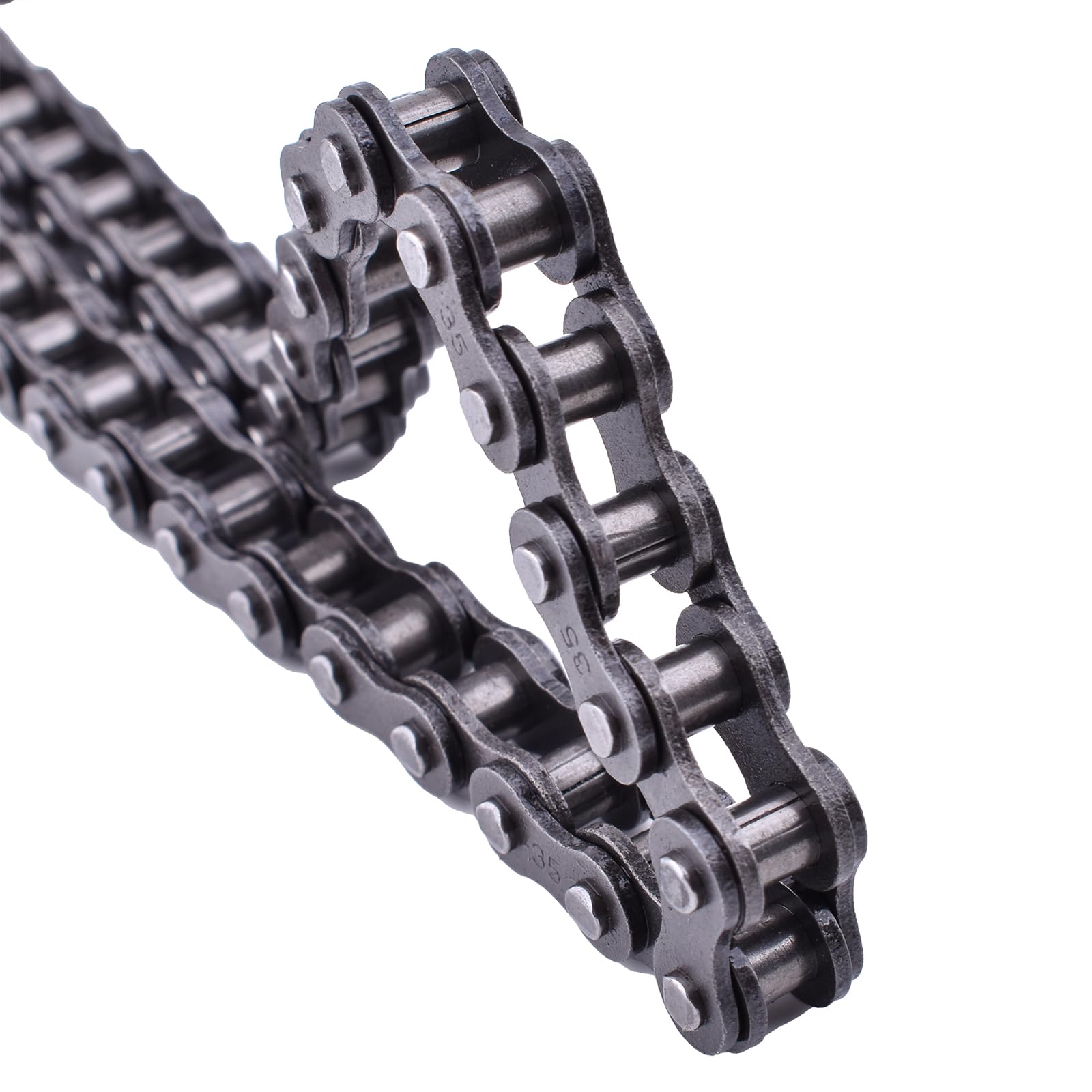 Doinal #35 Chain Sprocket 65 Teeth with Chain 108 Links, Flywheel Adapter