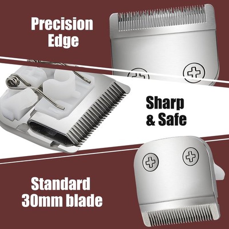 30MM Stainless Steel Replacement Blade Compatible with WHAL All-in-One Lithium Ion Trimmers,Model 59300 (Silver, 1 piece)